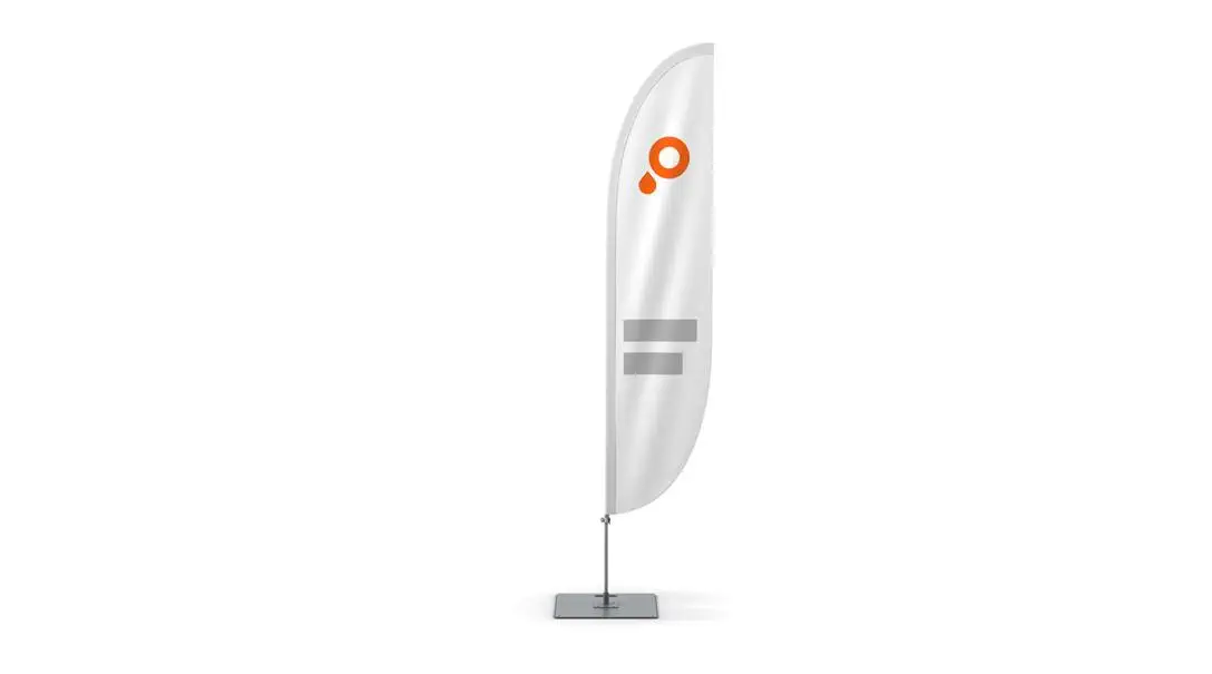 Beachflag convexe vorm Artikel Beachflag convexe vorm