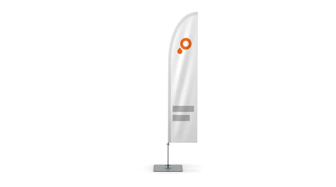 Beachflag gladde vorm Artikel Beachflag gladde vorm