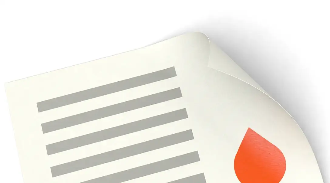 Artikel met natuurpapier