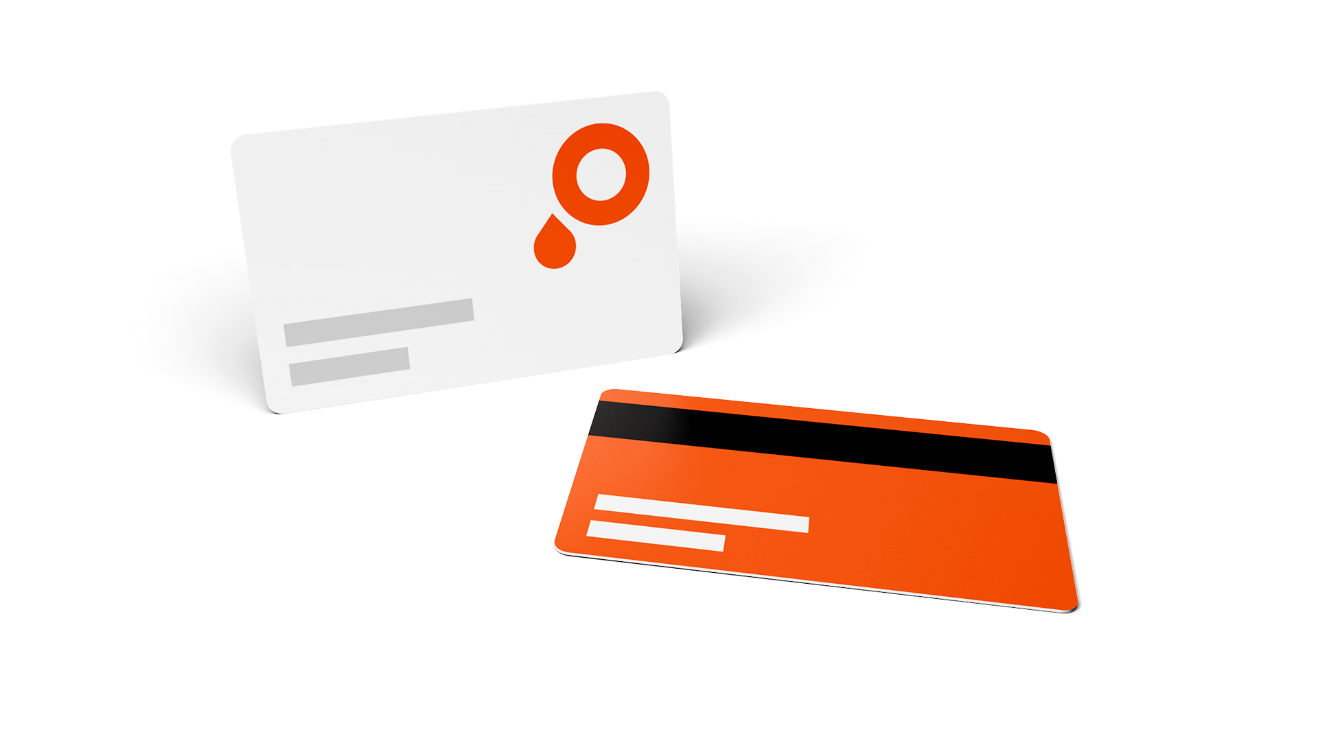 Plastic kaarten met magneetstrip
