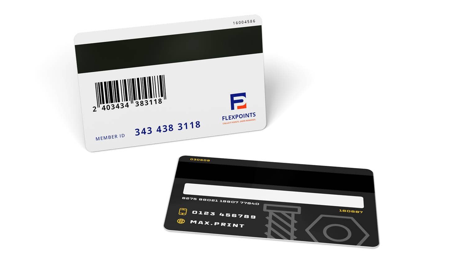 Plastic kaarten met magneetstrip Plastic kaarten met magneetstrip