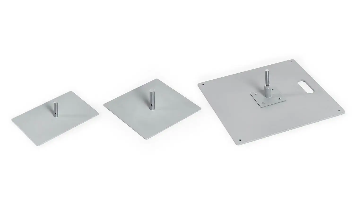 Metalen standplaat voor beachflags Metalen standplaat voor beachflags