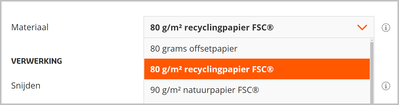 FSC® label Step 1 FSC® label Step 1