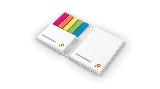 Memoblokjes met hardcover omslag staand formaat