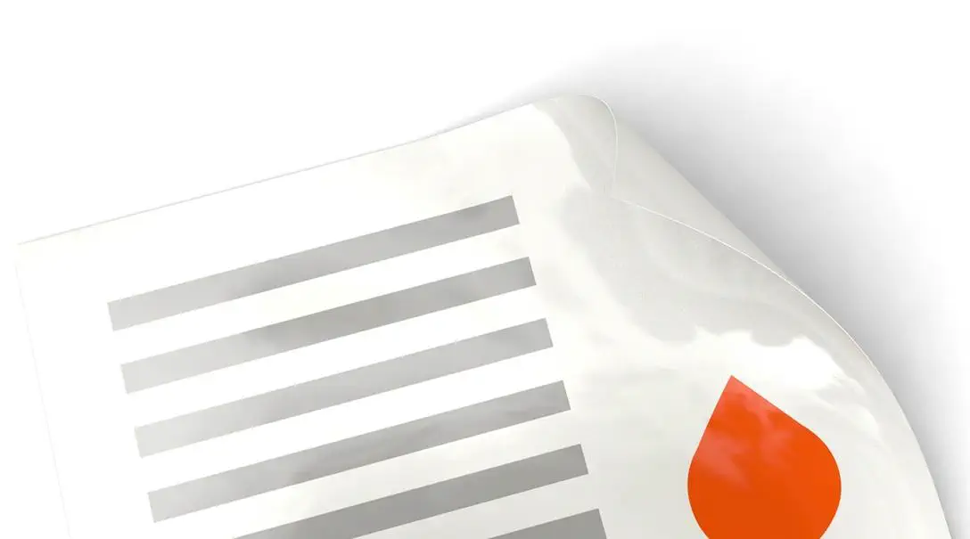 Artikel met UV-lak